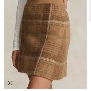 Plaid Brown Skirt